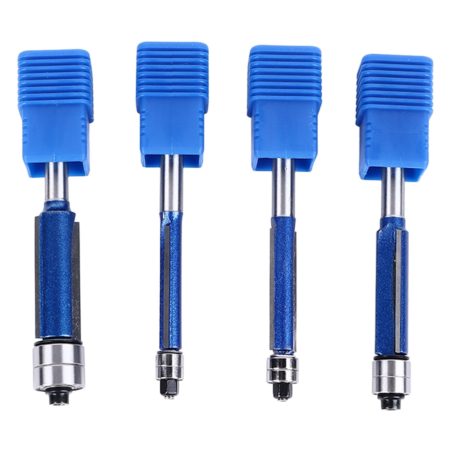 Woodworking Double Bearings Flush Trim Bit Set Straight Router Tool for Carpentry Professionals