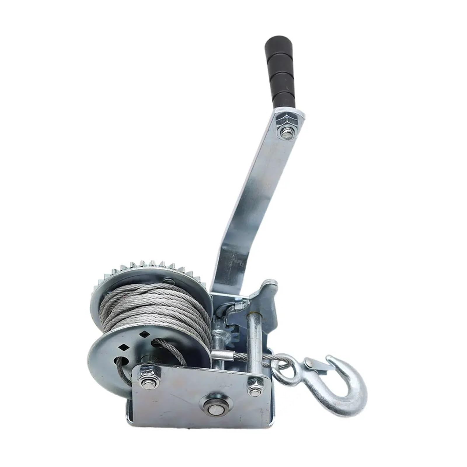 Handseilzug, 907 kg, manueller Seilzug für Bootsanhänger, Wohnwagen und Schwerlastheben, langlebig, tragbar, einfach zu bedienen