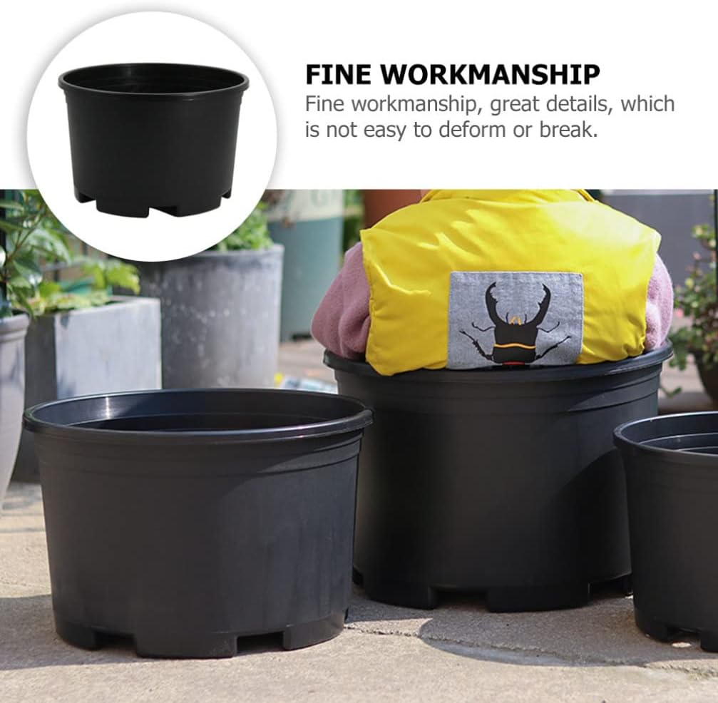 GANAZONO Starter Pots Plant Nursery Pots Starting Pots Containers Gardening Pot Plastic Planter Pots Garden Supplies 34x28. 5cm
