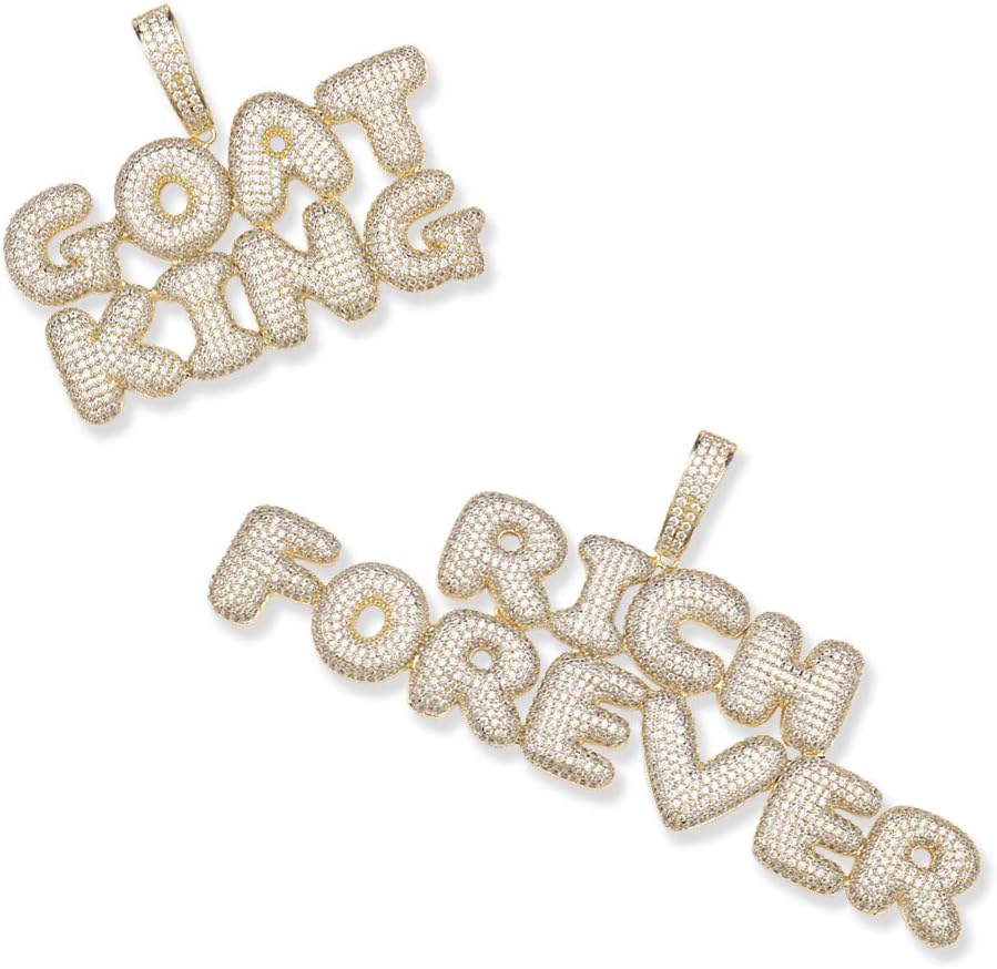 Personalized Name Chain Necklace for Women Men Custom Nameplate Pendant Necklace Gift for Girls