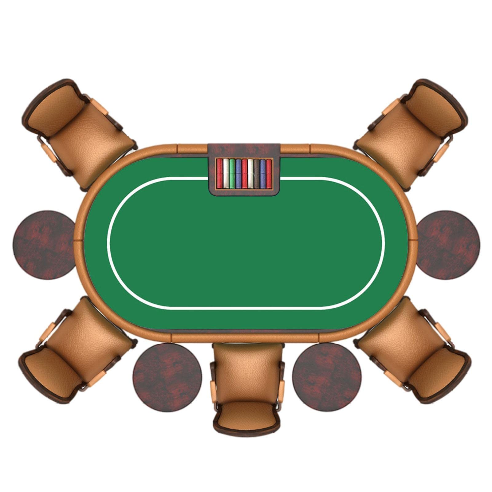 Esterilla profesional 120 x 60 cm, goma portátil Texas Hold'em Poker Card diseño mesa para jugar a las cartas, juegos , blackjack, casino
