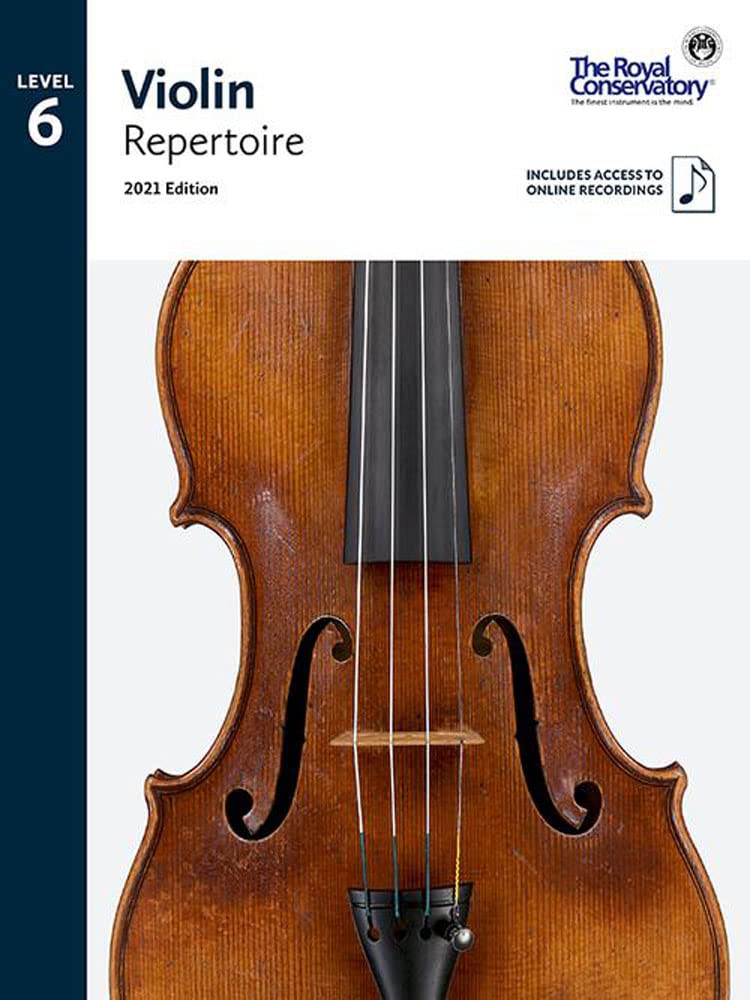 VLR06U - Violin repertoire 2021 Edition - Level 6 - The Royal Conservatory