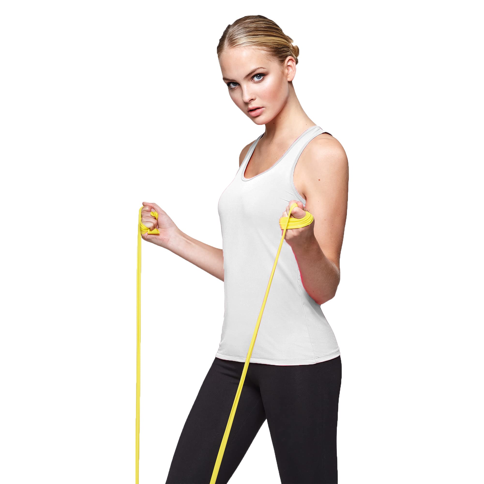 Camiseta Tirantes para niñas Deportistas - Camiseta Interior elástica Entallada Espalda Estilo nadadora, cómoda, Lisa y Suave
