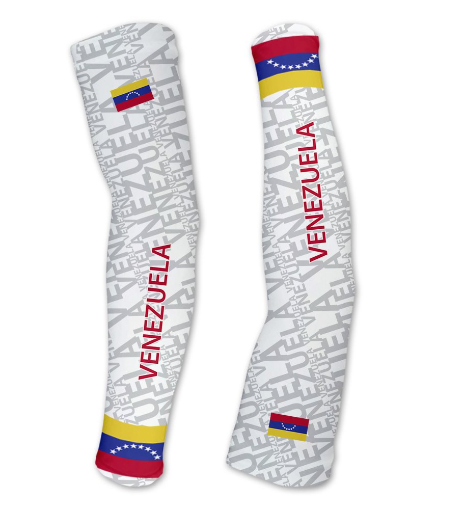 ScudoProVenezuela ScudoPro Compression Arm Sleeves UV Protection Unisex - Walking - Cycling - Running - Golf - Baseball - Basketball