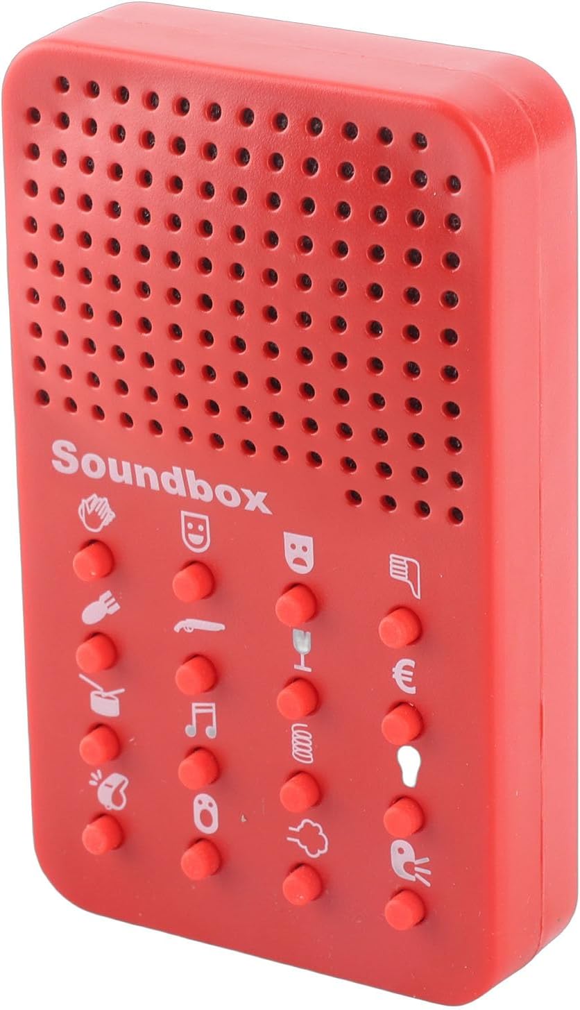 Funny Sound Maker Machine, Prank Sound Effect Machine with 16 Sound Effects, Pocket Sized Noise Maker, for Ages 3+ Kids, Boys Girls