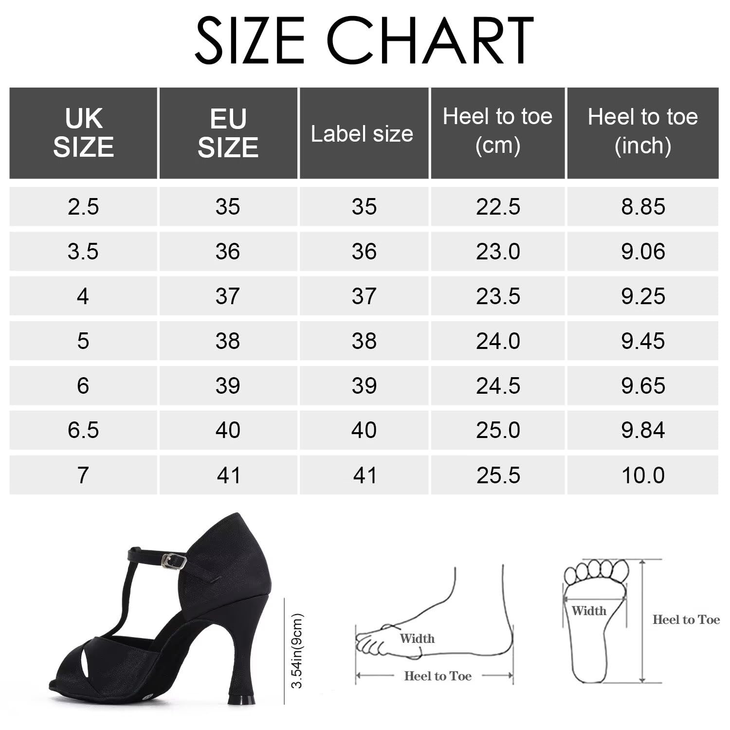 Scarpe da Ballo Donna Salsa Latina Performance Scarpe da Ballo Scarpe da Ballo Latino da Donna Scarpe da Ballo Professionali