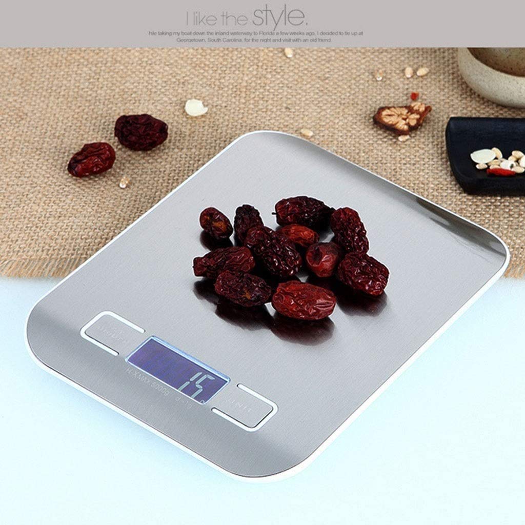 Waga elektroniczna cyfrowa waga kuchenna 22 lb/10 kg, elektroniczna waga kuchenna, z wyświetlaczem LCD, smukła konstrukcja