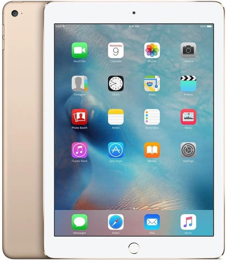 2014 Apple iPad Air 2 (9.7-inch, WiFi, 64GB) - Gold (Renewed)