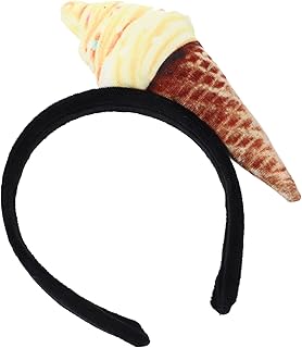 Ice Cream Headband headbands ice cream hair accessories cone headband cone hairband cone headpiece cone headdress cone hair band issue card headgear Chinese cabbage cute fabric