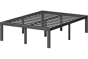 Sturdy Sleep: Queen Size Steel Foundation Queen Bed Frame