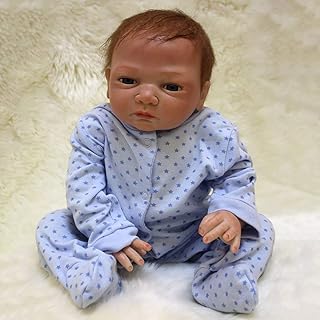 18"46cmの赤ちゃん人形 ソフトビニルシリコーンの生まれた人形のライフ 女の子新生現実的な子供のタッチプレイメイト 手作りの赤ちゃん男の子クリスマスギフト