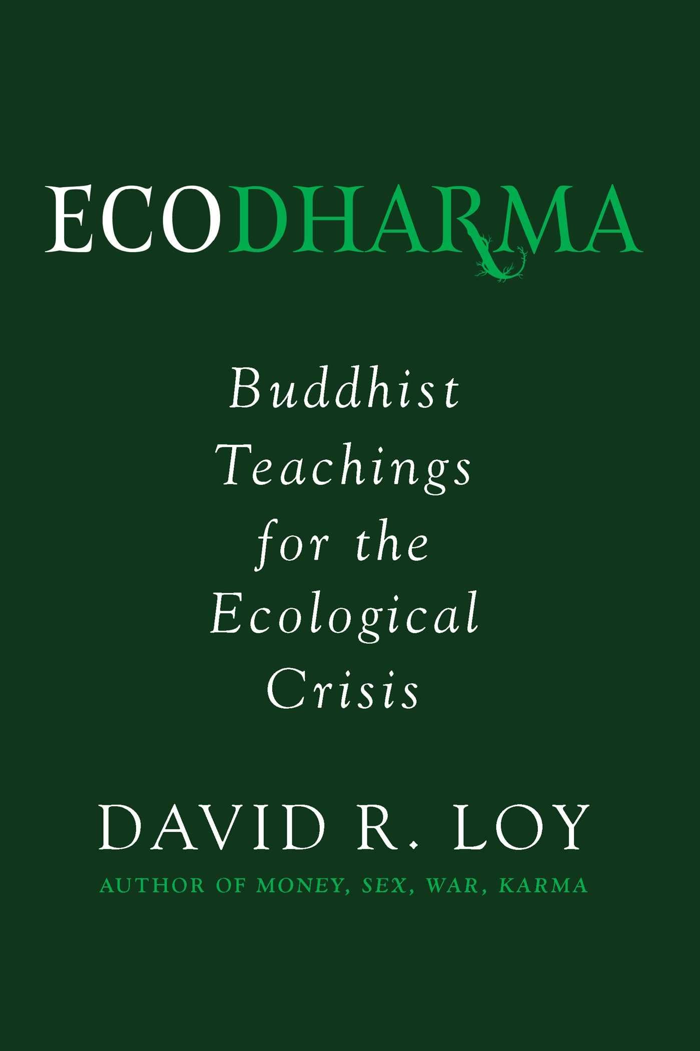 Ecodharma: Buddhist Teaching for the Precipice, Loy 9781614293828 New^*