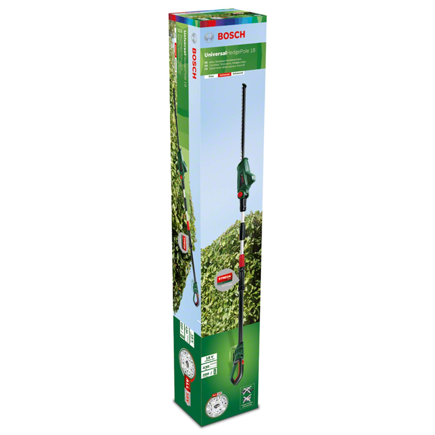 Bosch UniversalHedgePole 18 taille-haies télescopique sans fil 18V