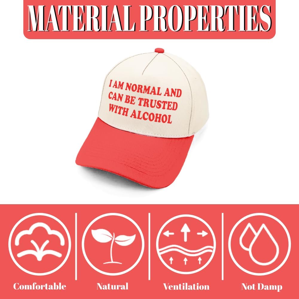 Funny Trucker Hats for Women Men Funny Gag Baseball Hat for Girls Humor Gifts Men - Image 4