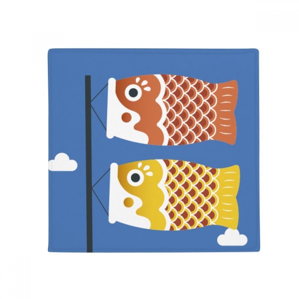 Tapis de sol japonais poisson lavable 50x50 paillasson cuisine et salon