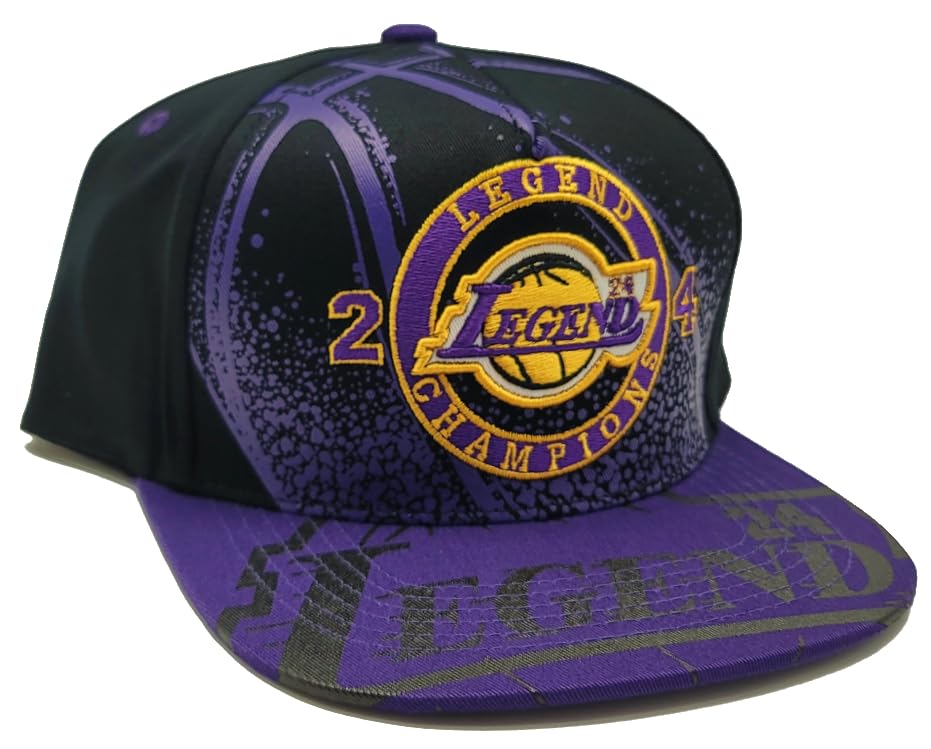 Los Angeles Legend 24 Snapback Black Purple miniatura 5