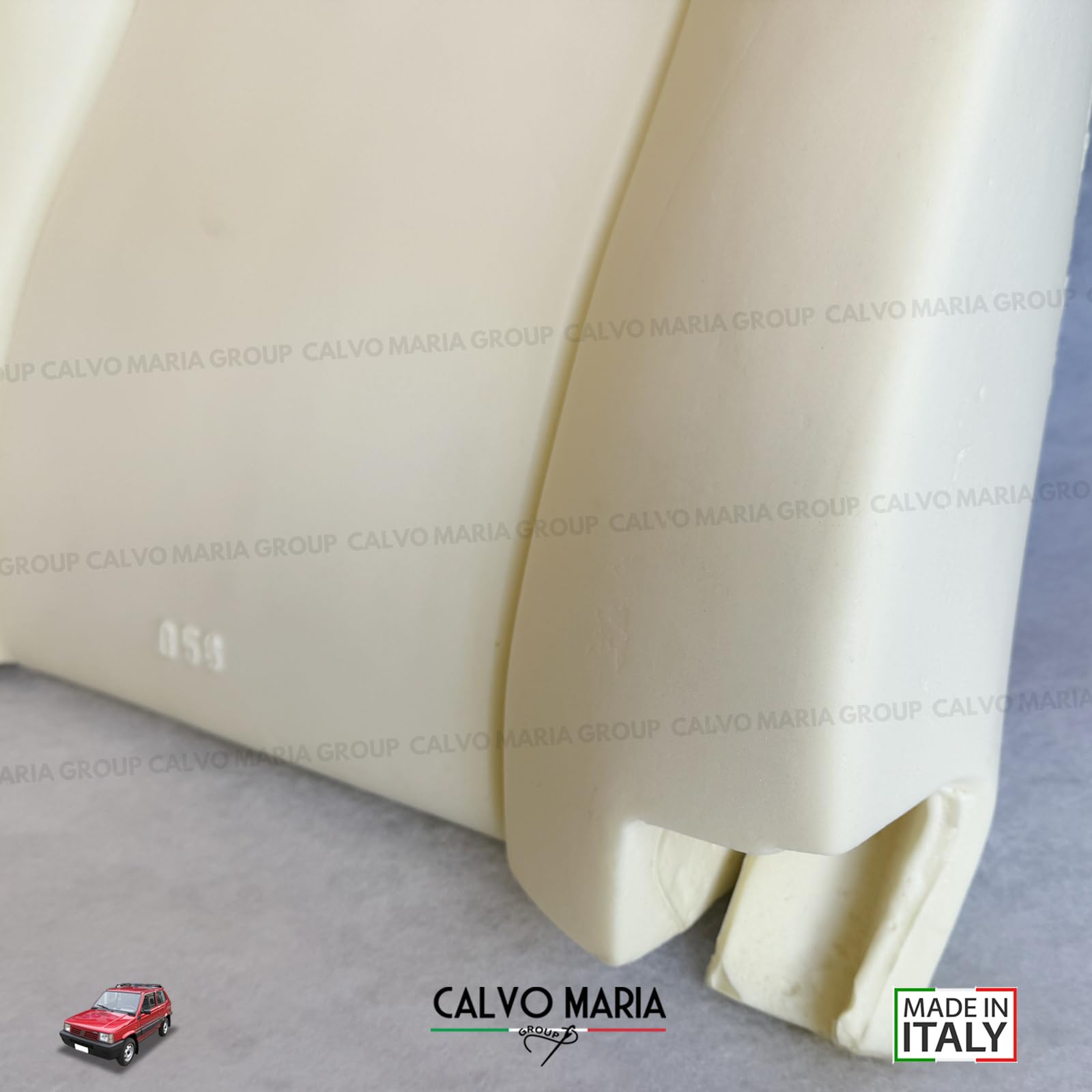 Calvo Maria Imbottitura Schienale Cuscino Sedile Compatibile per Fiat Panda 141 dal 1986 al 2003