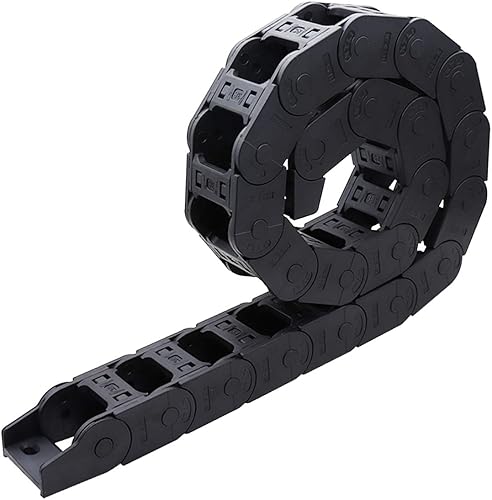 Miniatura 6 de Cadena de arrastre de cable  3.3 ft de largo negro CNC máquina herramienta cable portador de alambre cadena de arrastre anidado 0.984 in x 1.496 in