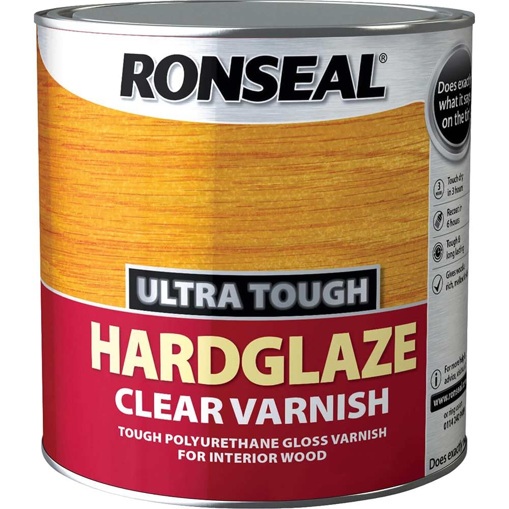 UTVHG250 250ml Ultra Tough Hardglaze Internal Clear Gloss Varnish
