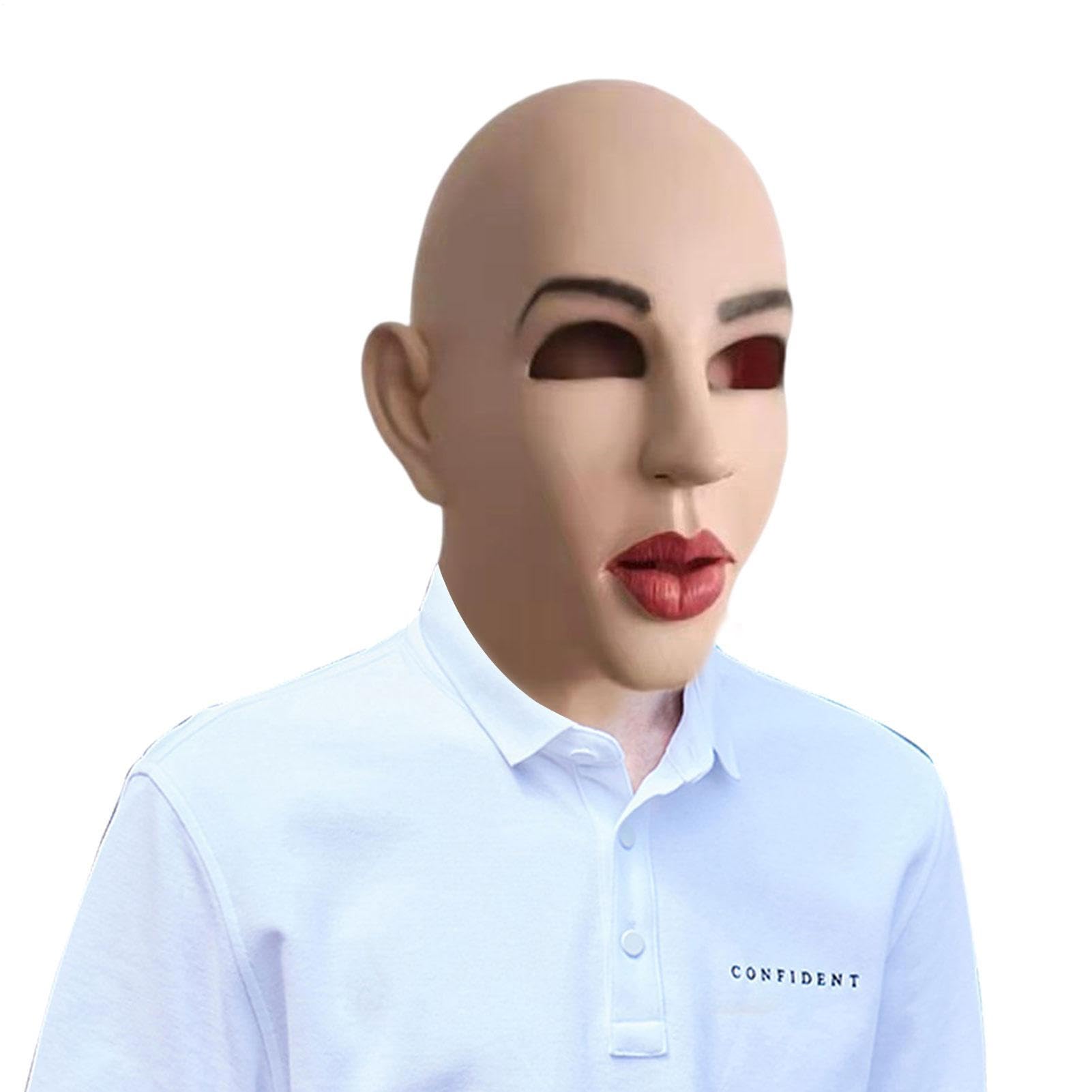 Masque réaliste d'Halloween pour masquer vos cheveux en fête - 8
