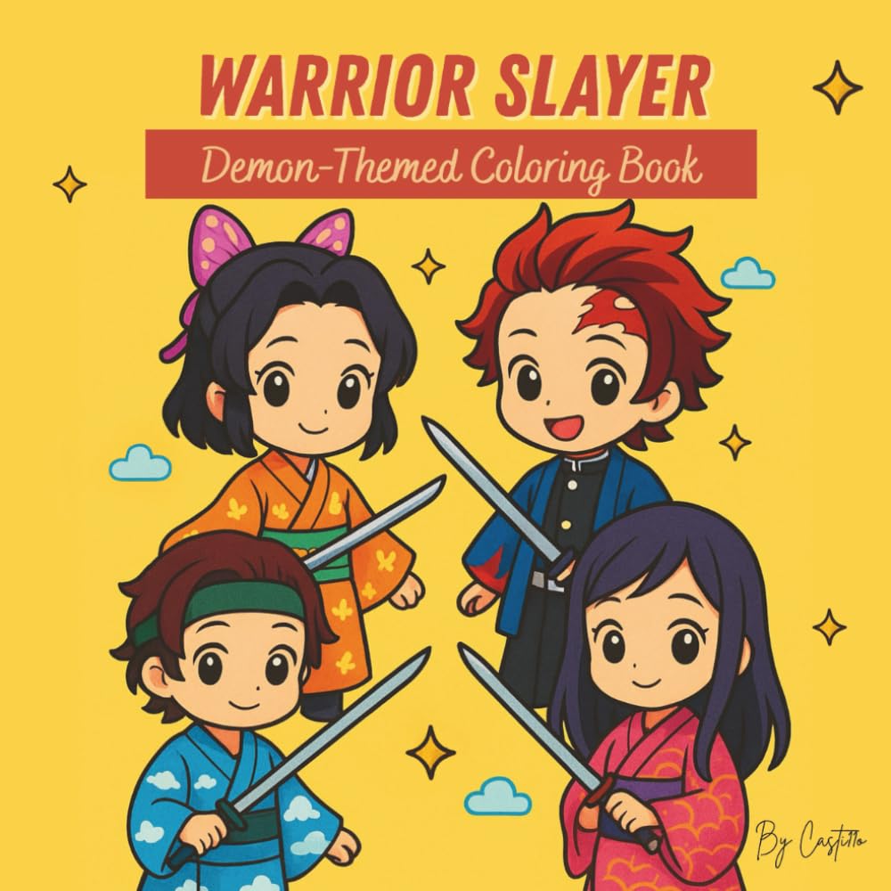 Warrior Slayer: Demon - Themed Coloring Book