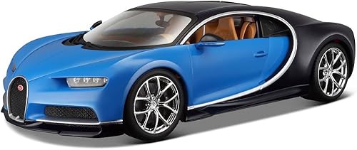 Miniatura 1 de 2016 Bugatti Chiron Blue 1/18 Modelo de coche fundido a troquel