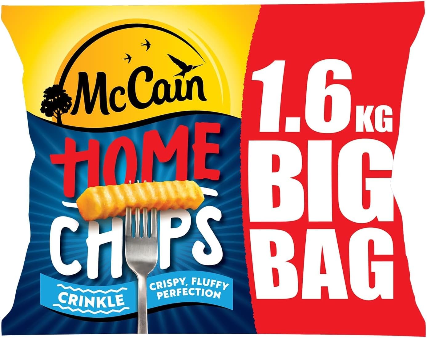 Home Chips Crinkle Cut 1.6kg
