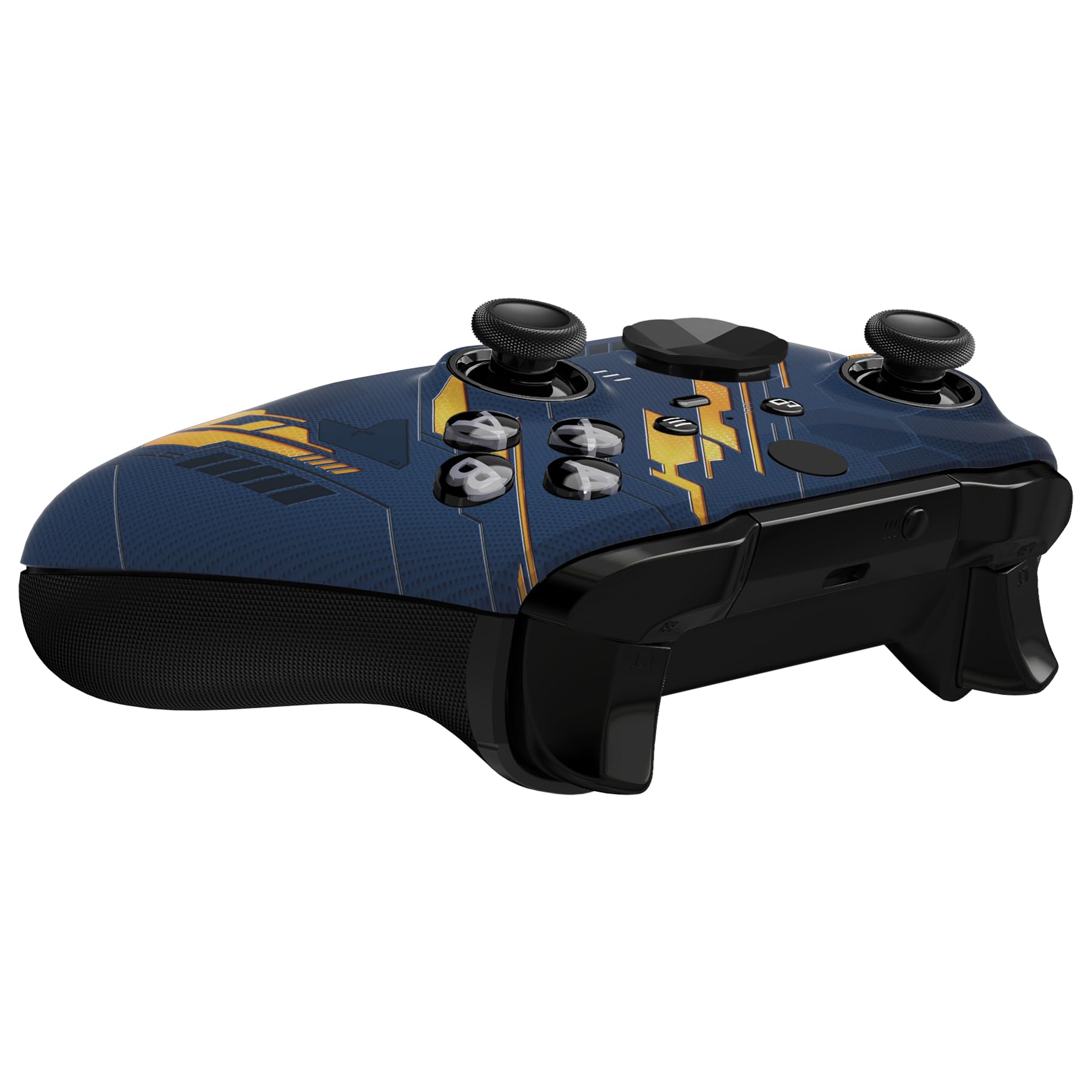 eXtremeRate Custodia Cover Frontale per Xbox Elite Series 2 Controller Model 1797,Scocca Case Ricambio per Xbox Elite Series 2 Wireless Controller Core&2 Anelli-Mecha Illumina nel Buio