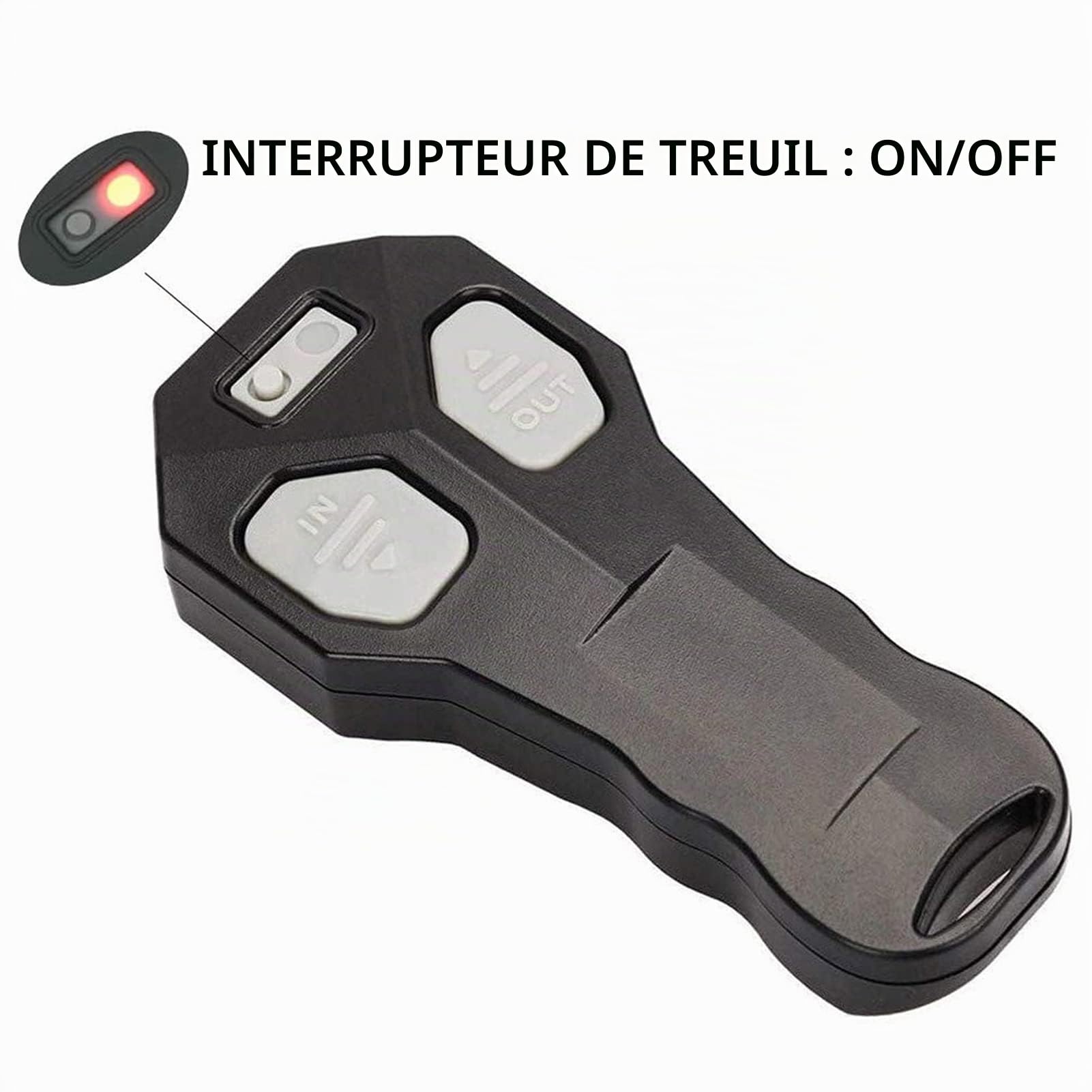Lot de 2 télécommandes sans fil 12 V pour treuil, quad et camion – Compatibles avec les marques Warn, Ramsey, Superwinch, Gorilla, Bulldog et autres