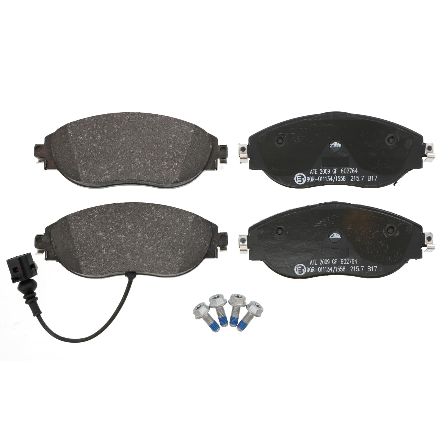13.0460-7314.2 ATE 607314 Bremsbeläge mit integriertem Verschleißwarnkontakt für AUDI A4, A5