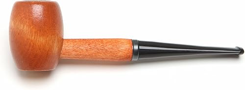 Missouri Meerschaum - Pipa de tabaco de madera dura Ozark Mountain - Tazón ovalado, punta recta