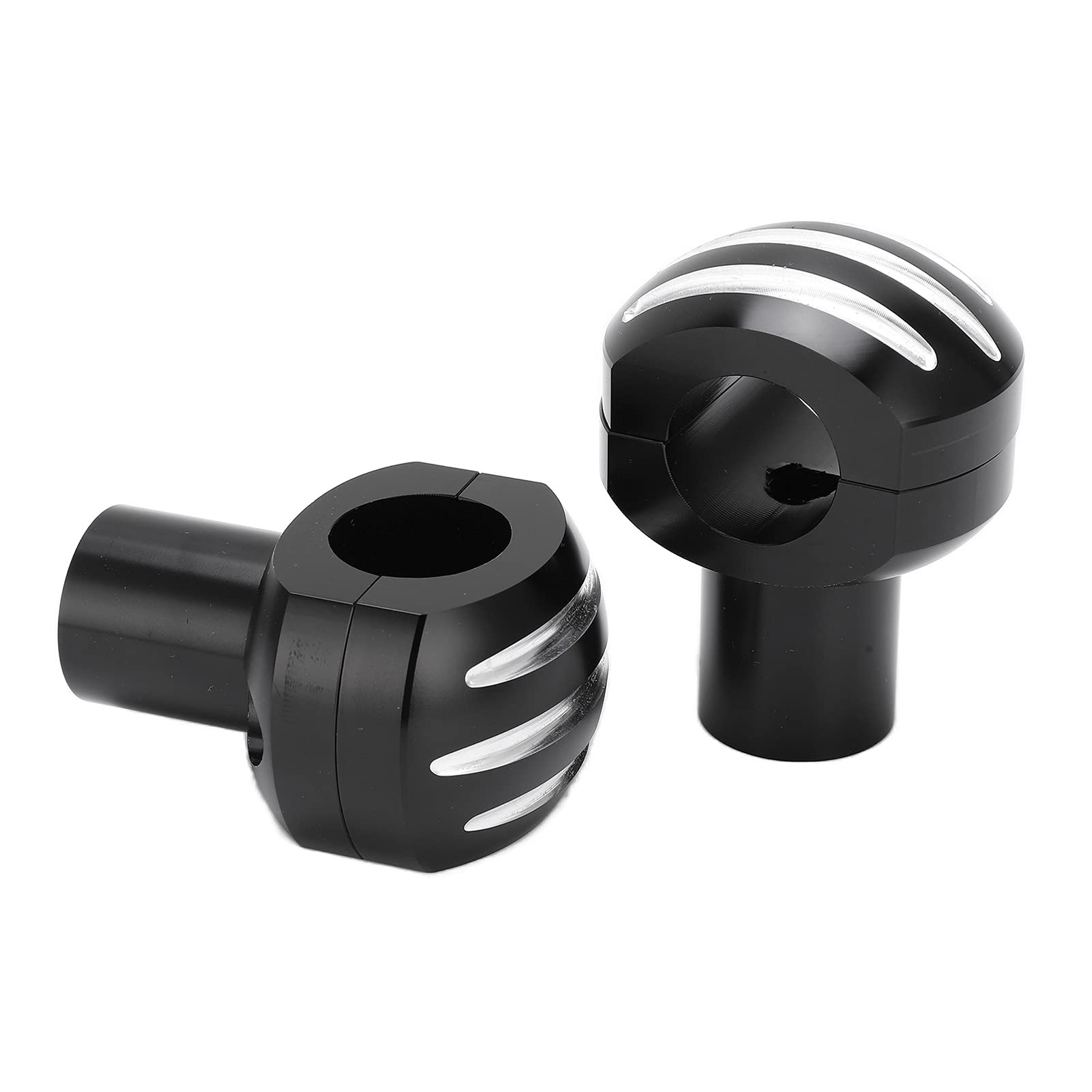 Wakects Riser Manubrio Moto Morsetto Manubrio Moto in Alluminio CNC Design a Testa Tonda da 25 Mm Solleva la Posizione della Barra per la Guida in Posizione Verticale Installazione Semplice per