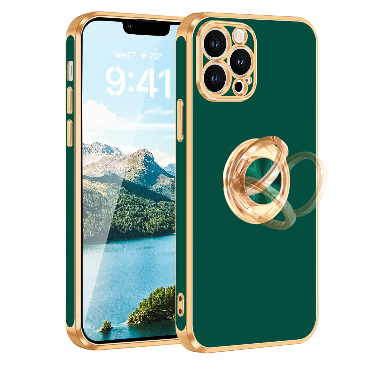 Amazon.com: Fingic iPhone 13 Pro Max Case,iPhone Case with Ring