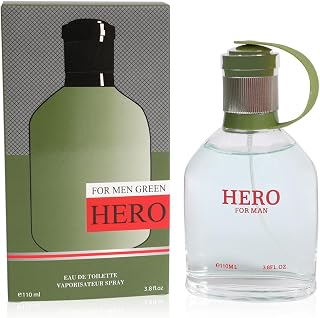 Hero For Men Green Spray Cologne - Eau De Toilette for Men - 3.8 fl.oz