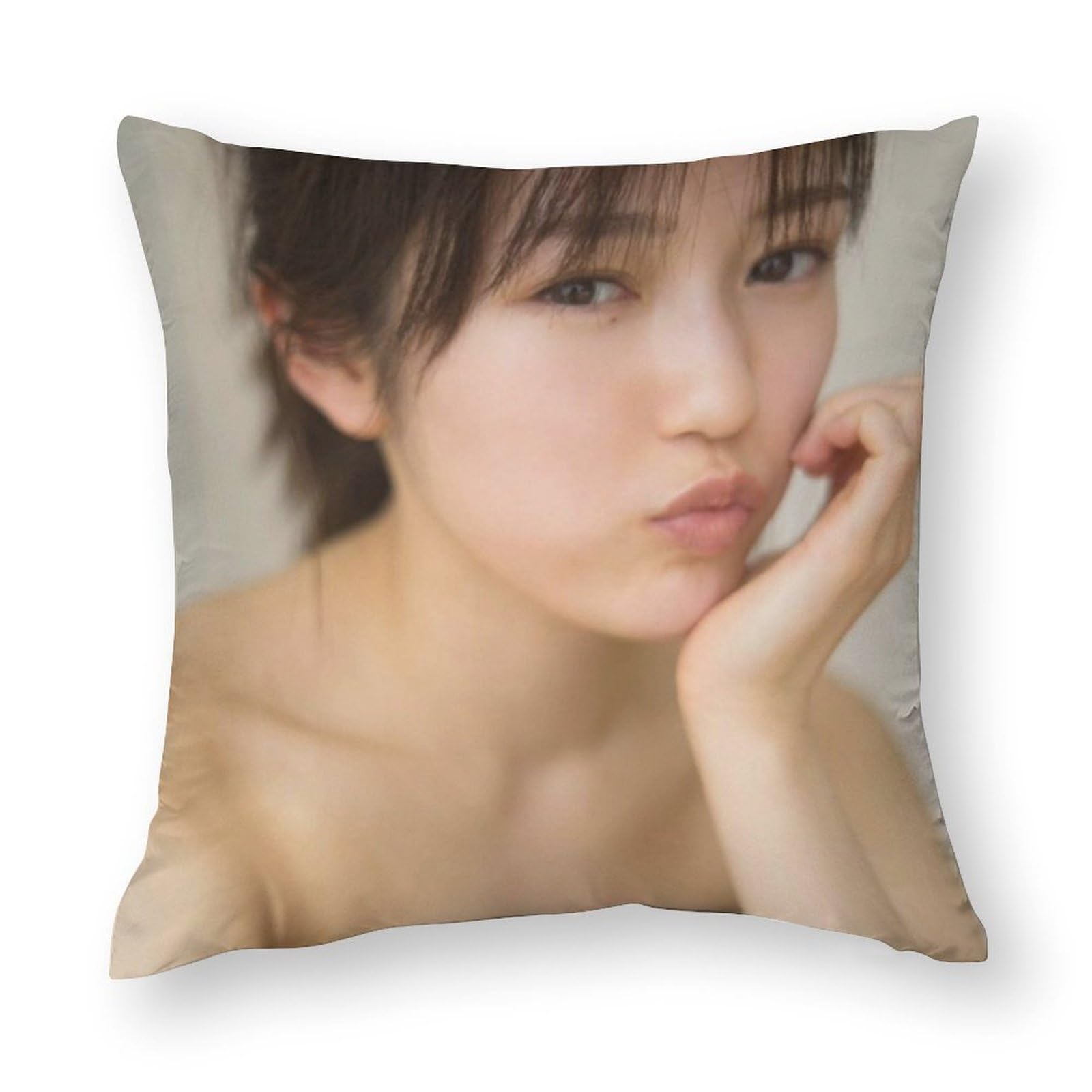 Amazon｜渡辺麻友 枕カバー 抱き枕カバー 正方形 枕カバー