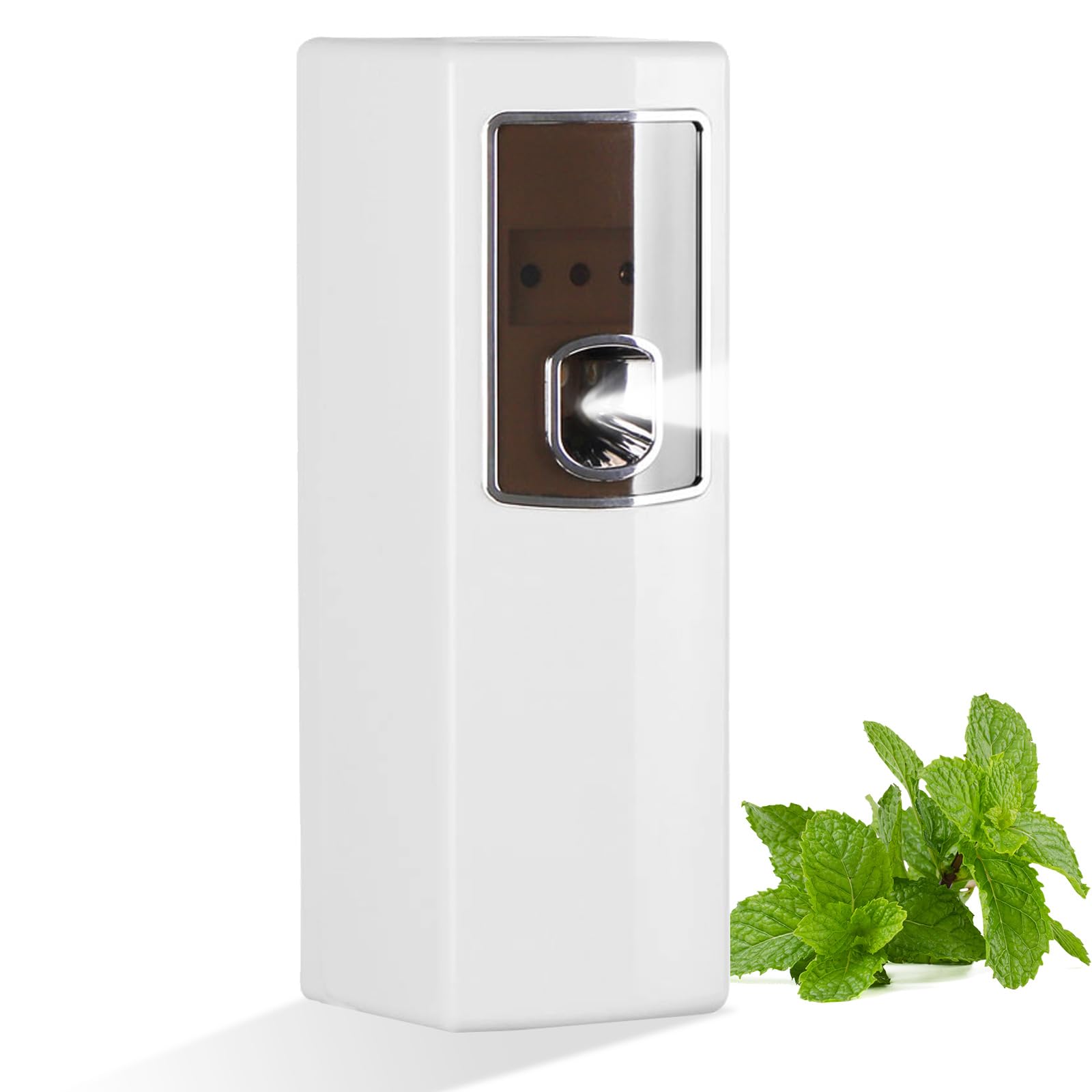 Automatic Air Freshener Dispenser Wall Mount/Free Standing Commercial ABS Auto Air Freshener Dispenser Programmable Aerosol Spray Perfume Dispenser for Home Room Office Bathroom