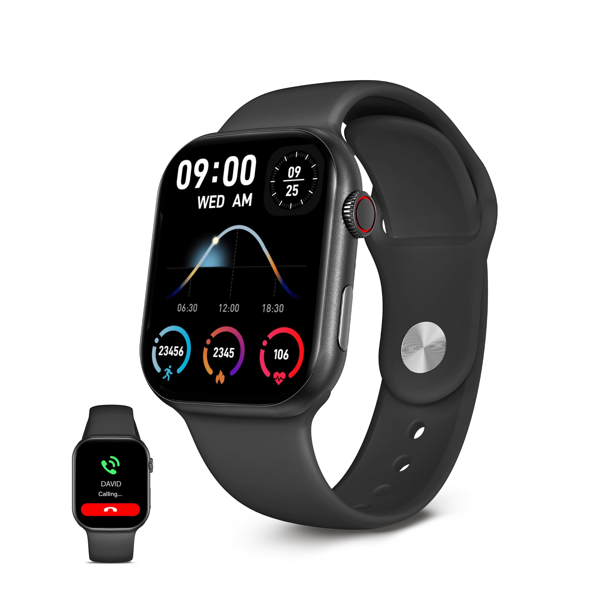 KSIX Smartwatch Urban 5 Negro - Reloj Inteligente Hombre y Mujer