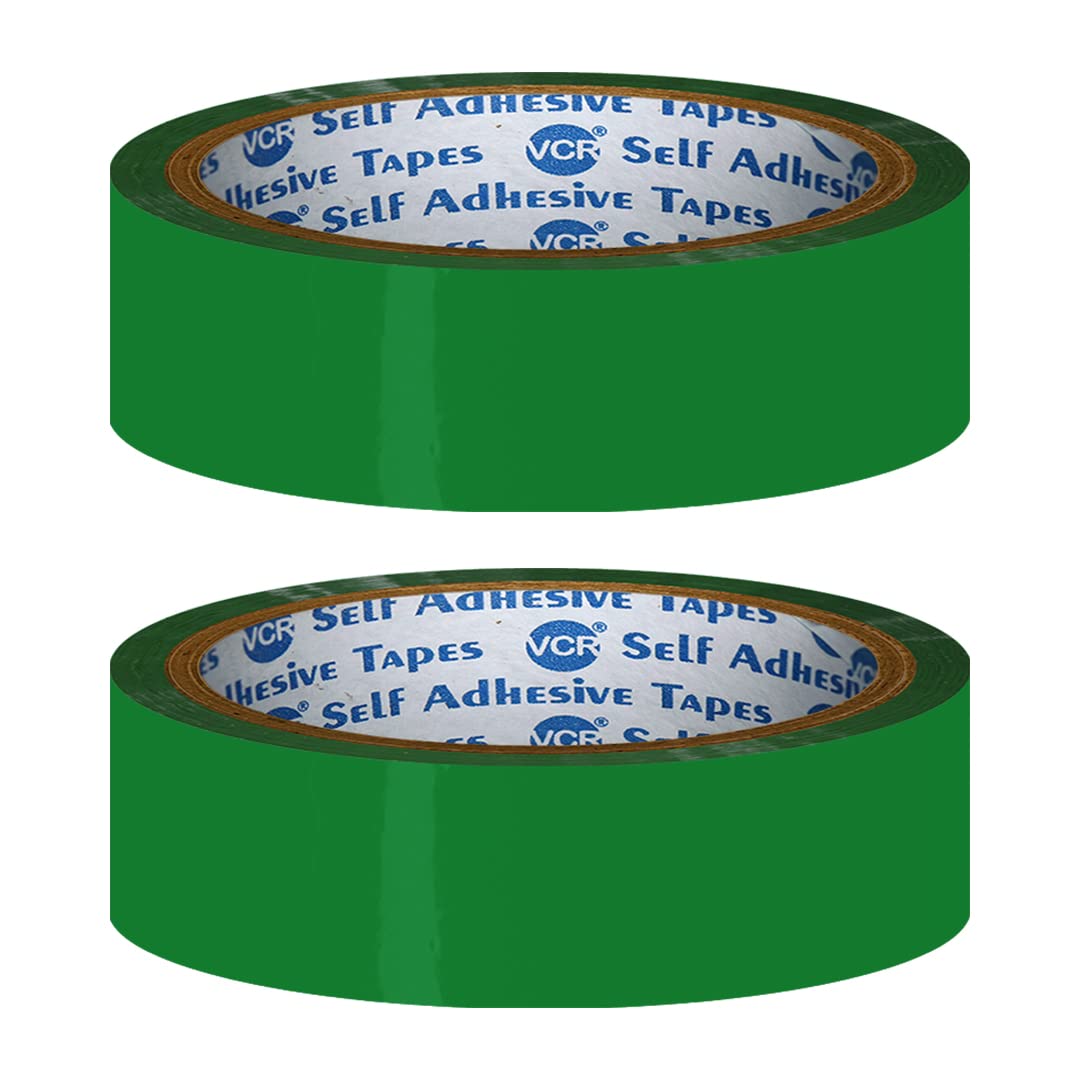 VCR Green Color Tape - 50 Meters in Length - 24mm / 1" Width - 12 Rolls Per Pack - BOPP Self Adhesive Tape for Arts and Craft use, Box Packing, Office and Home use (B07RXTMLK1) Amazon Price History, Amazon Price Tracker