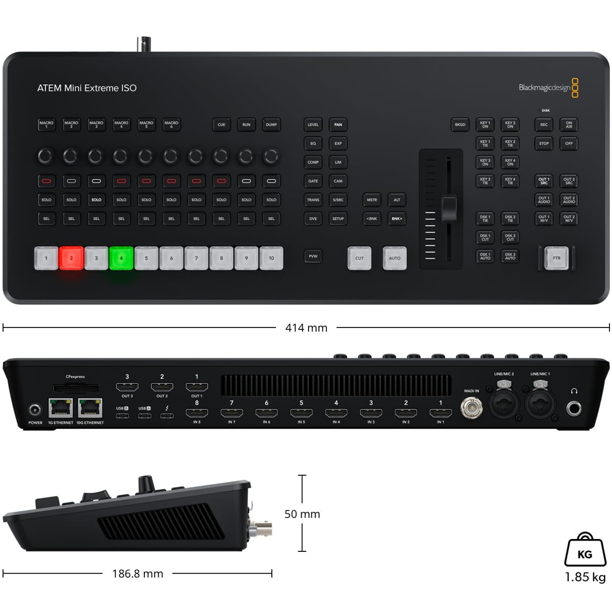 Amazon | BlackmagicDesign ATEM Mini Extreme ISO G2 | Blackmagic