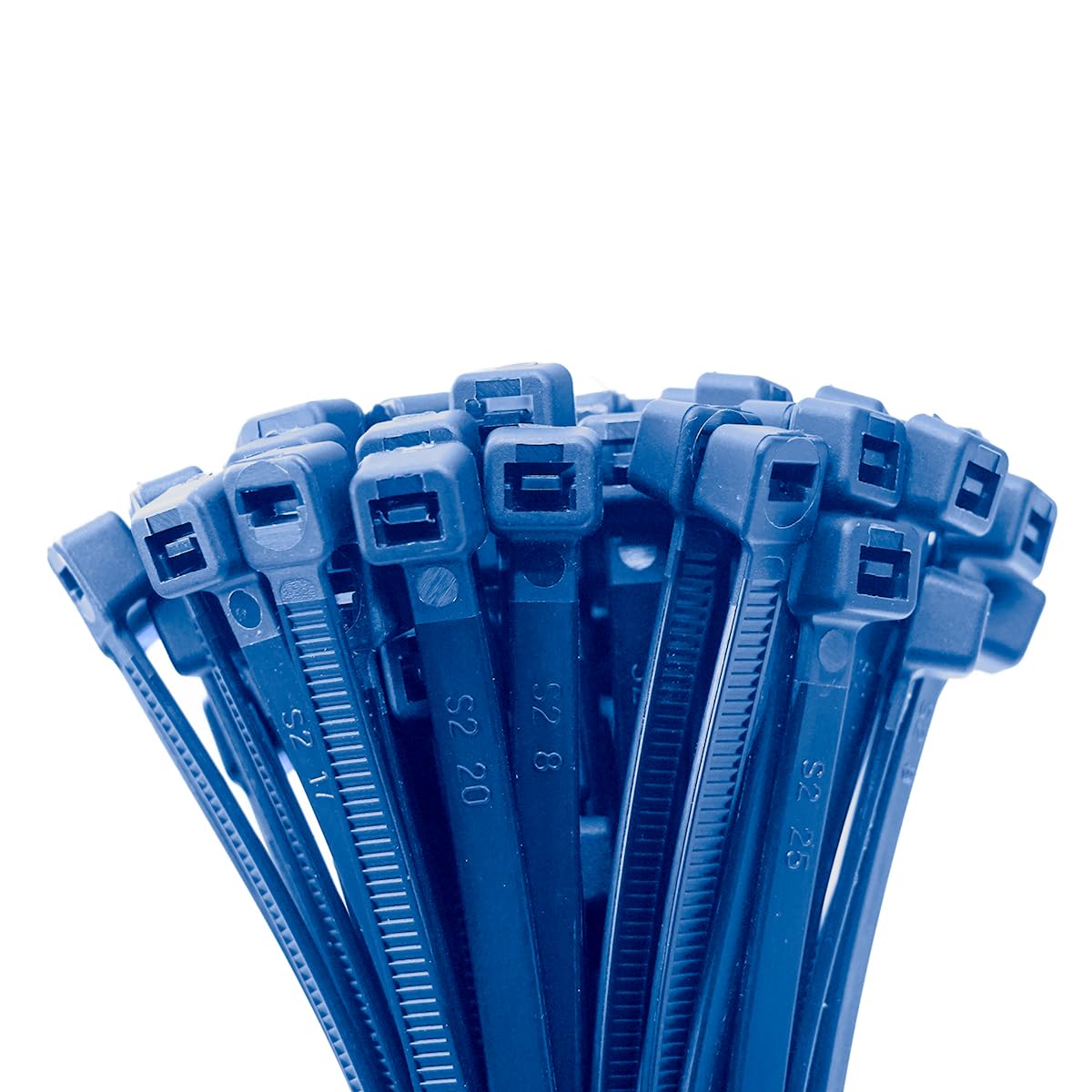ERKO Metal Detectable Cable Ties 200x3,6mm, 100pcs, Blue, UV Resistant