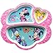 Zak Designs MMCX-0010-E-AMZ Disney Kids Divided Plates, Minnie Mouse & Daisy