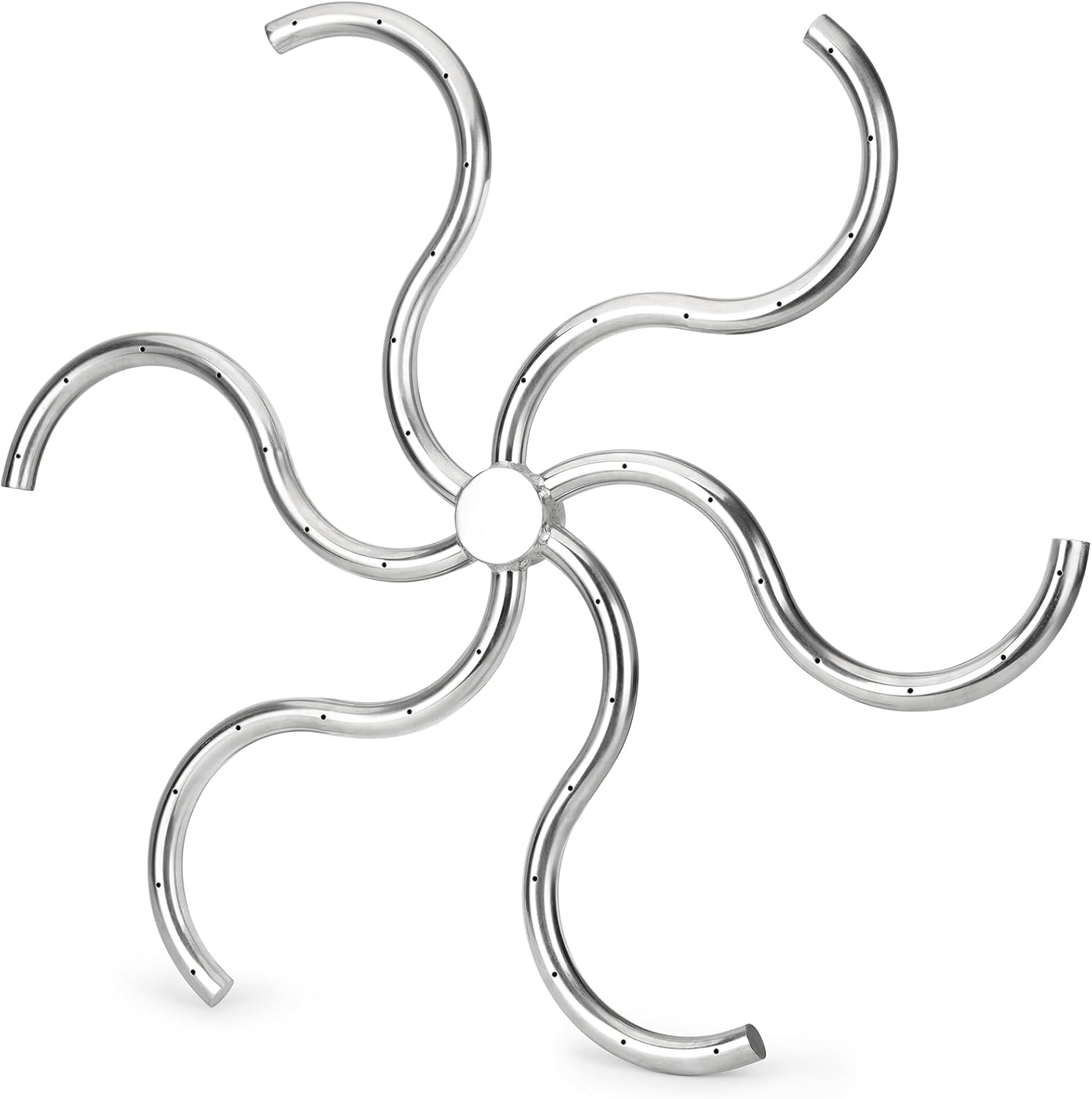 Stanbroil 24 Inch Octo Burner for Natural Gas & Propane Fire Pit Fireplace - 304 Stainless Steel Fire Pit Burner for Indoor & Outdoor, BTU 296,000 Max