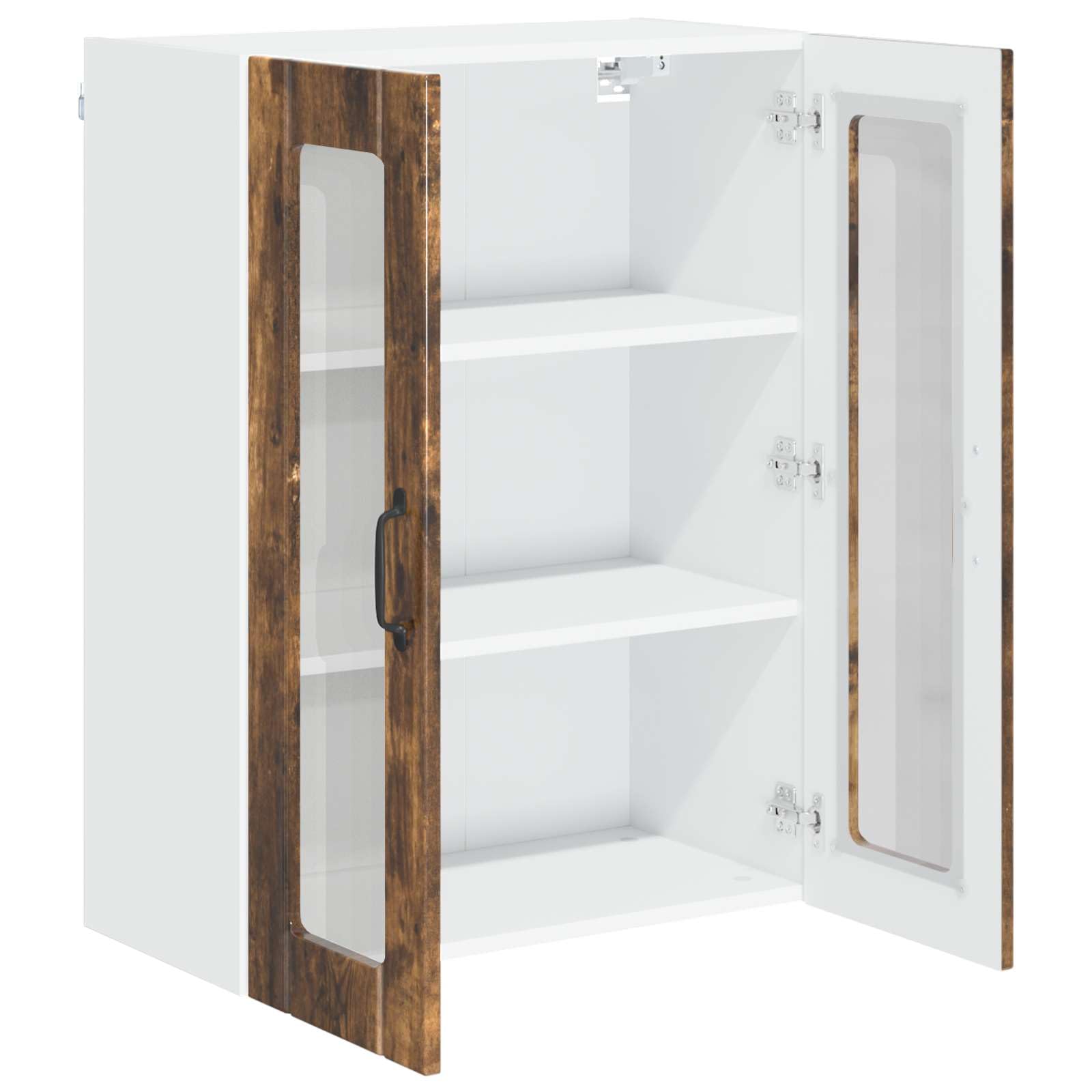 Küchenschrank Geräucherte Eiche, 60x31x80cm Holzwerkstoff, Langlebiger Küchenschrank mit Stauraum, Modernes Design für Kochutensilien, Innenbereich