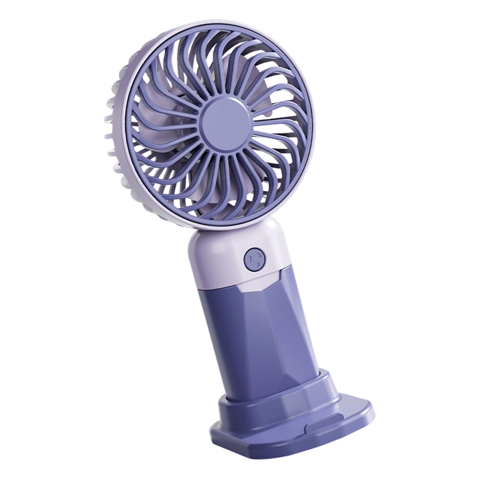 Tsophreniq Handheld Fan Rechargeable Air Blower 3 Speed Adjustable Cooling with Phone Stand for Travel Outdoor Rechargeable