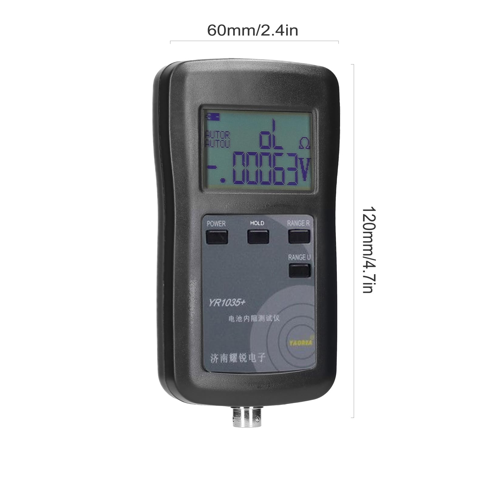 Interner Widerstandstester, hochgenaue schnelle YR1035 Lithiumbatterie Interner Widerstandstest 100V Elektrofahrzeuggruppe