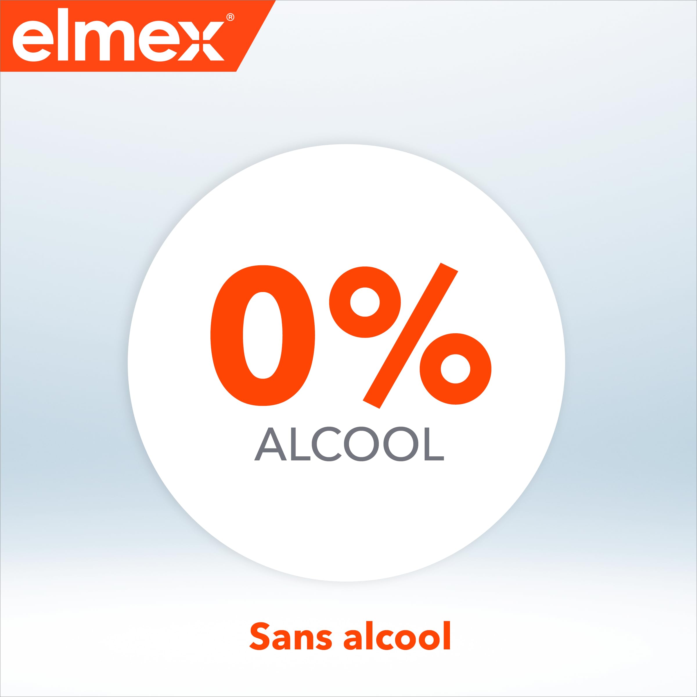 ELMEX Bain de bouche ANTI-CARIES Bouclier Double Protection Reminéralise l'émail sans alcool Saveur Menthe 400mL