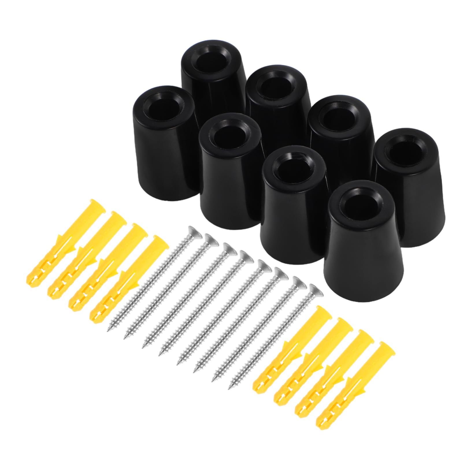 Totority Ski Mount Bracket Outdoor Storage Rack Vertical Mount Screw- for Skis and Snowboard Storage