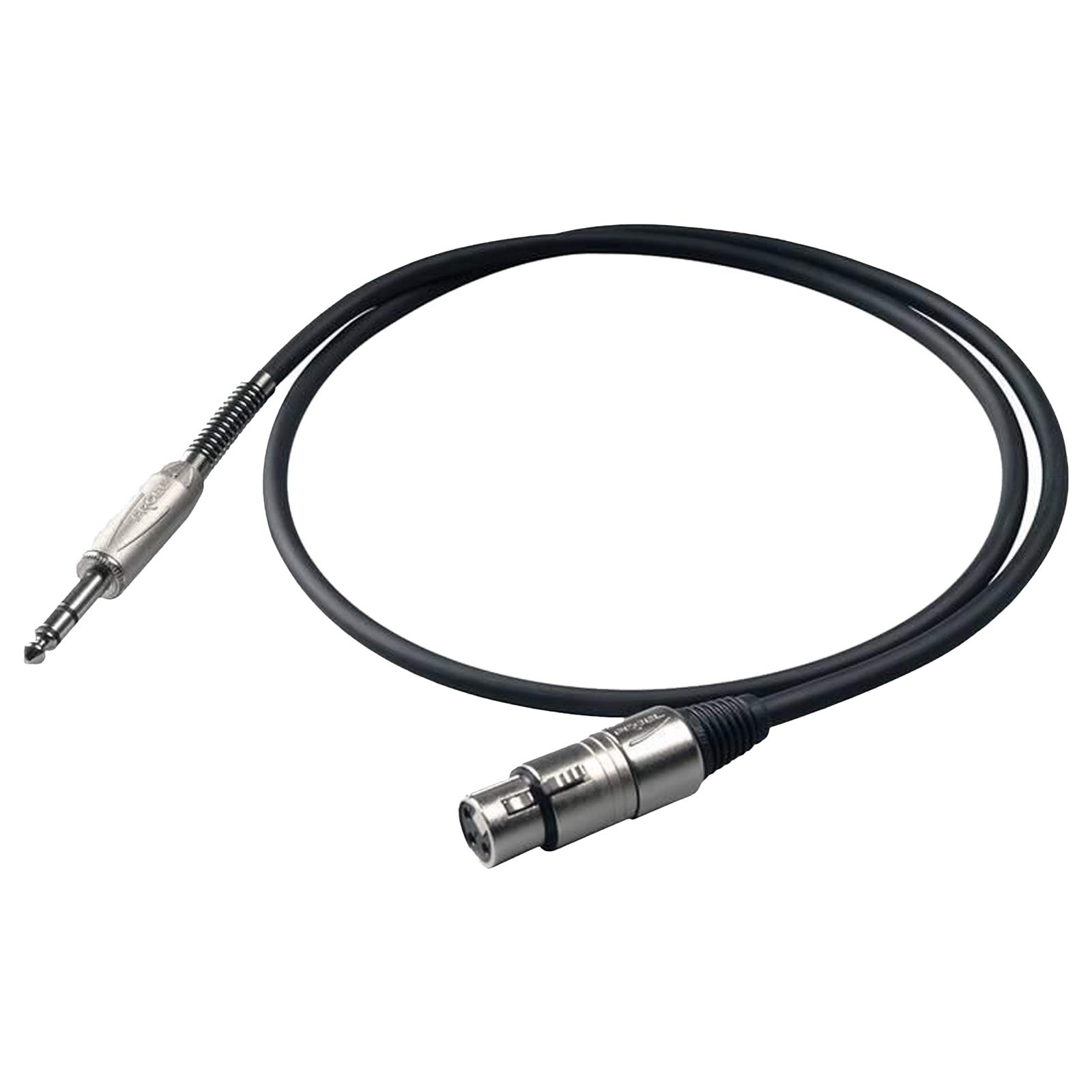 Proel Bulk210Lu2 Professional Cable Mounted with Stereo Jack