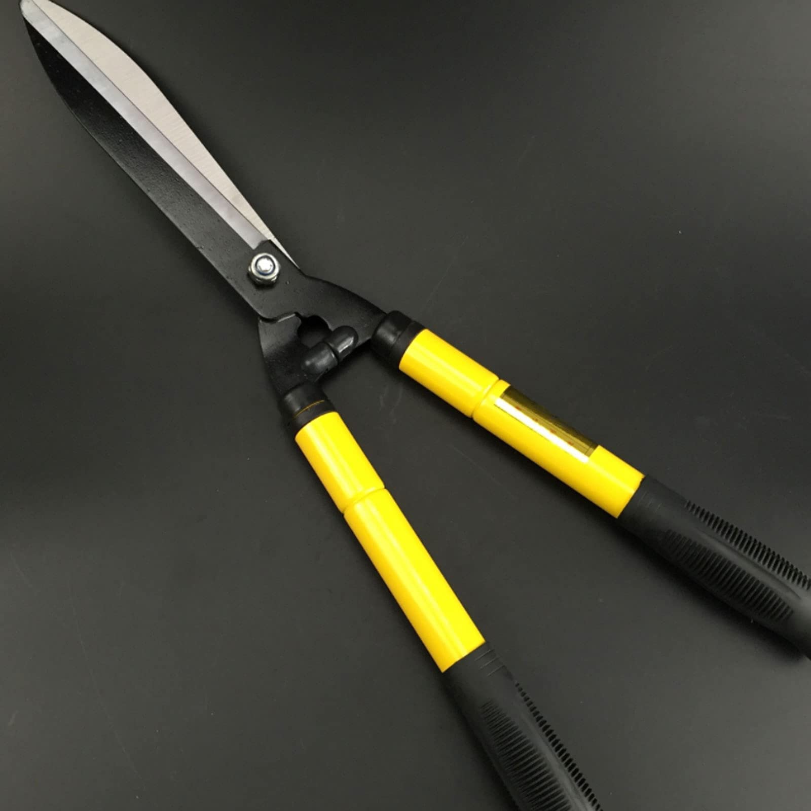 Gartenheckenschere Gartengeräte, Heckenschere Stoßdämpfende Stoßstange Aluminiumgriffe Für Manuelle Heckenscheren Mit Bequemen Gepolsterten Griffen,
