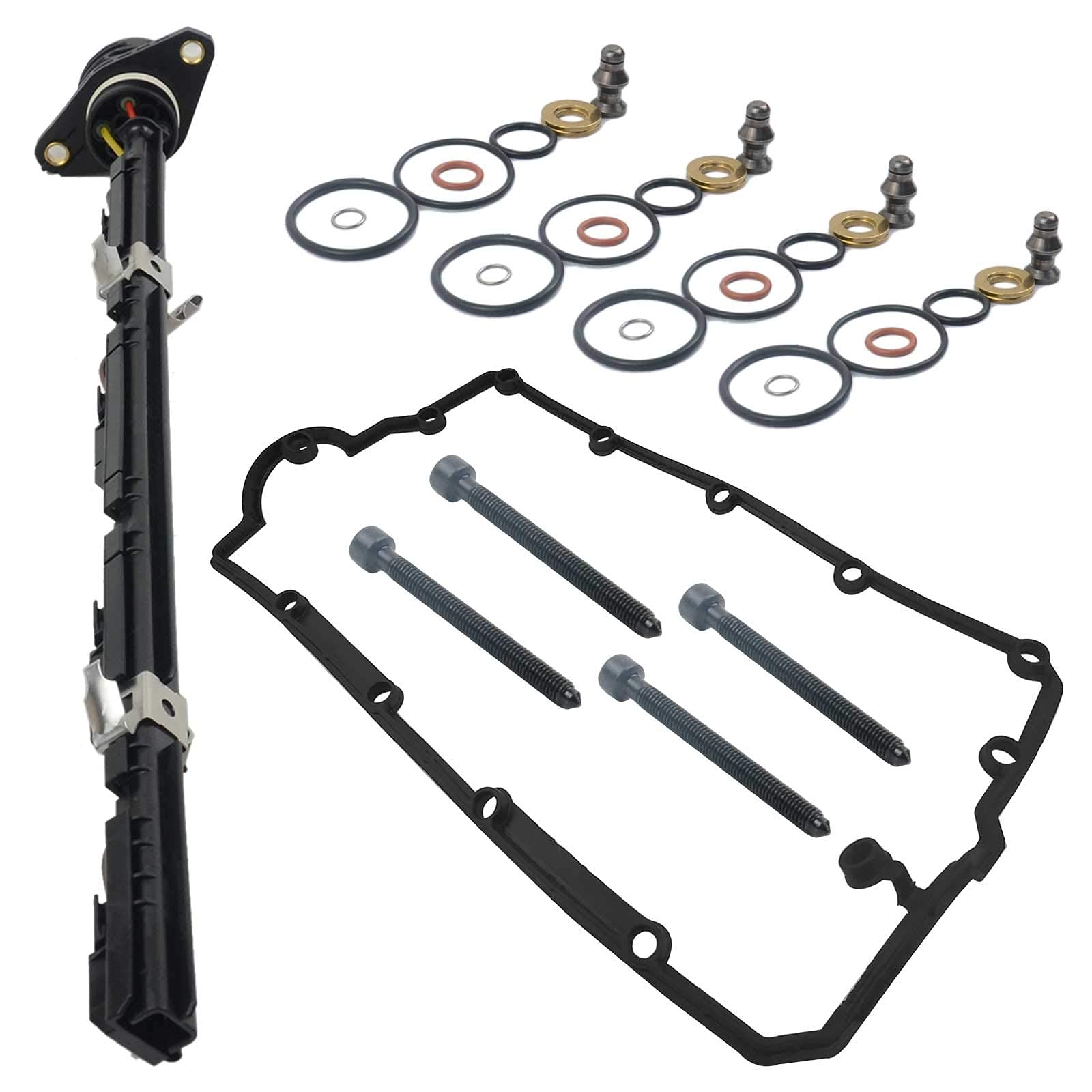 Kit Cavi Pompa-ugello Compatibile con 1.9 2.0 PD TDI AXB AXR AJM ANU ARL ASZ ATD ATJ 038971600
